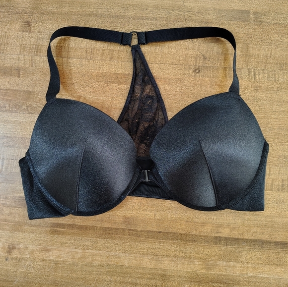 Curve Muse Women's Push Up  Underwire Halter Front Close Bras 42D - Picture 2 of 7